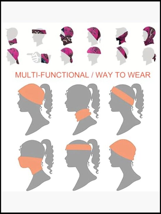 Open Top Baggy Beanie Cap Dual Use Hat Scarf Chemo
